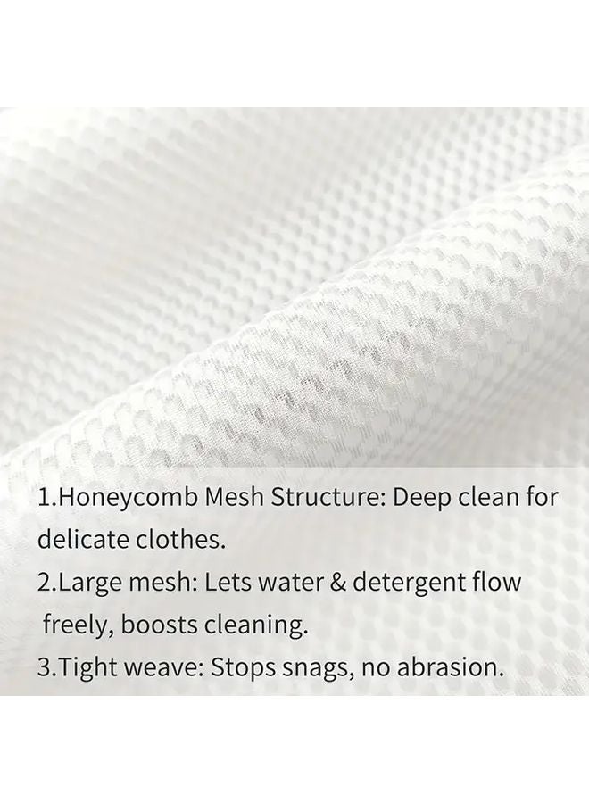 4 Pack 15 75x19 69 Inch Mesh Laundry Bags With Zipper For Delicates Socks Underwear Swimsuits - Image 2